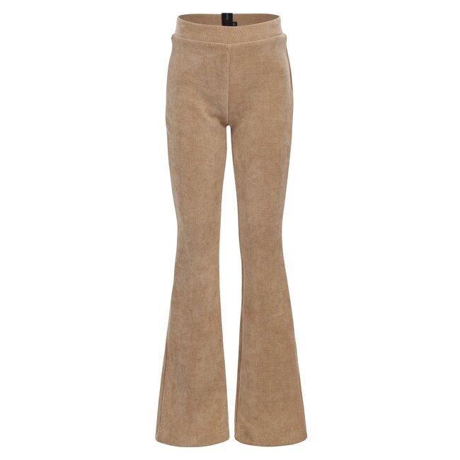 LOOXS 10sixteen winter flare broek meisjes - bruin - rib