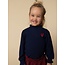 LOOXS Little winter crinckle top meisjes - donker blauw - ruffle