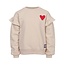 LOOXS Little winter sweater meisjes - zand - ruffle