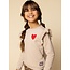 LOOXS Little winter sweater meisjes - zand - ruffle