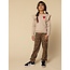 LOOXS Little winter sweater meisjes - zand - ruffle