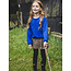 LOOXS Little winter sweater meisjes - blauw - lurex