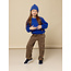LOOXS Little winter sweater meisjes - blauw - lurex