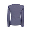 LOOXS Little winter t-shirt meisjes - blauw - geruit/gestreept/longsleeve
