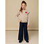 LOOXS Little winter denim wide leg broek meisjes - blauw - hart