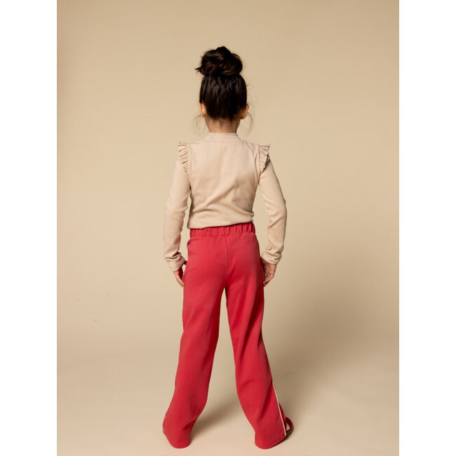 LOOXS Little winter sweat broek meisjes - rood