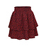 LOOXS Little winter crinckle rok meisjes - rood - bloem
