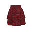 LOOXS Little winter crinckle rok meisjes - rood - bloem