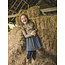 LOOXS Little winter velvet rok meisjes - donker blauw