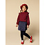 LOOXS Little winter velvet rok meisjes - donker blauw