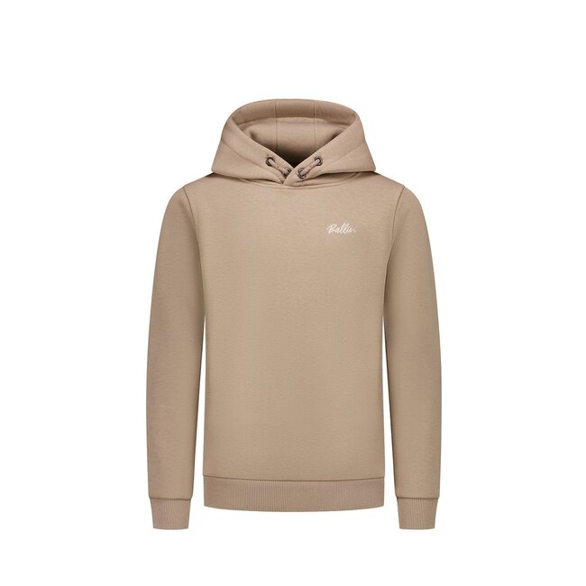 Ballin winter hoodie jongens - taupe - echoes of the urban wild