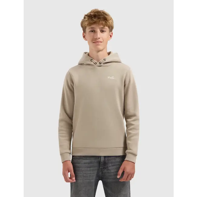 Ballin winter hoodie jongens - taupe - echoes of the urban wild