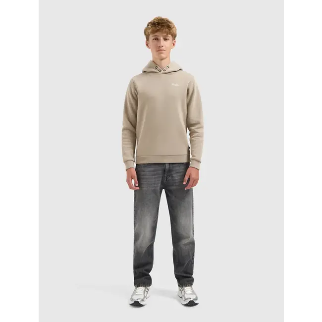 Ballin winter hoodie jongens - taupe - echoes of the urban wild