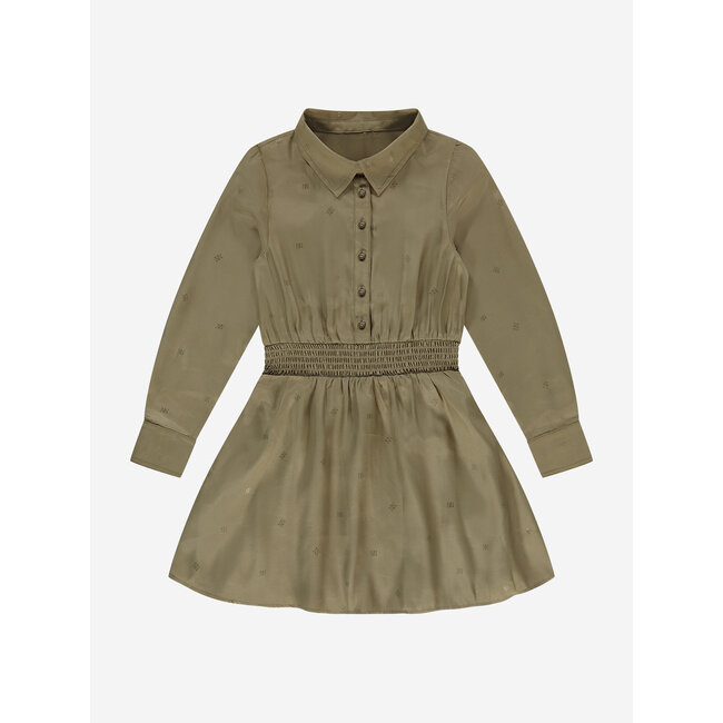 Nik&Nik winter jurk meisjes - groen - Rihanna