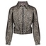 Geisha winter jas meisjes - goud/zwart - metallic, luipaard