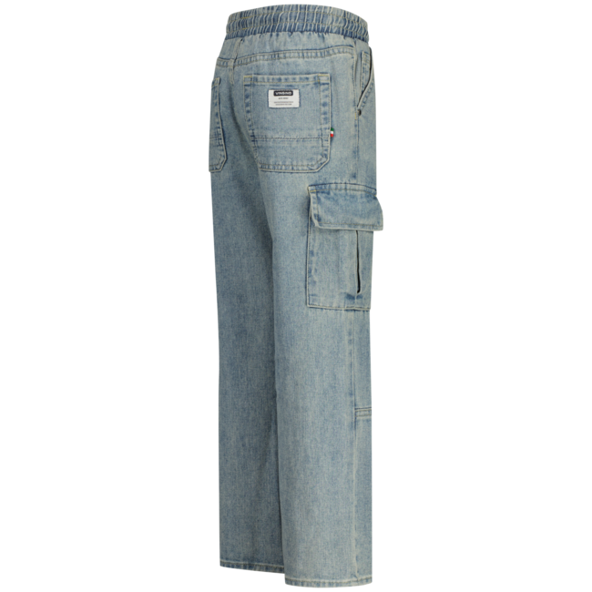 Vingino winter jeans broek jongens - blauw - Gino cargo