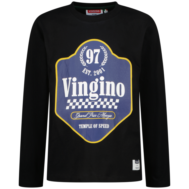Vingino winter t-shirt jongens - zwart - Jacing