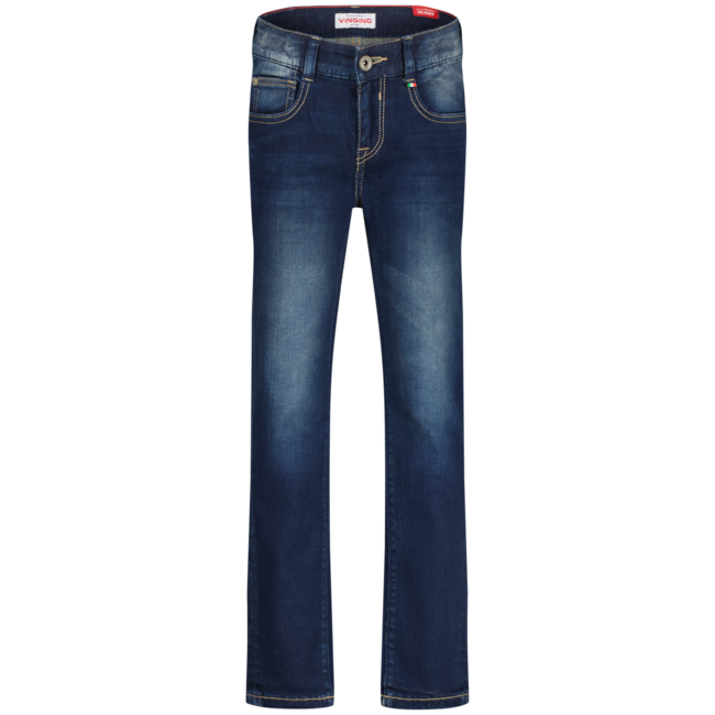 Vingino winter jeans broek jongens - donker blauw - Aron - skinny fit
