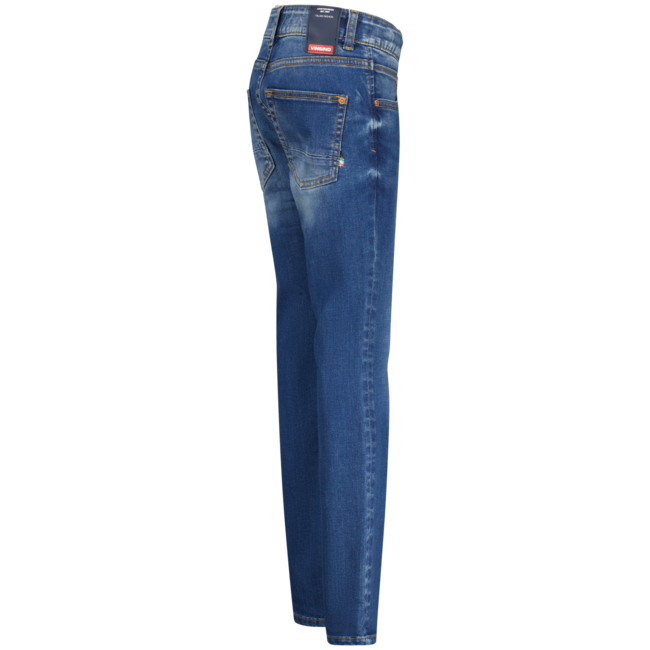 Vingino winter jeans broek jongens - midden blauw - Dante - slim fit