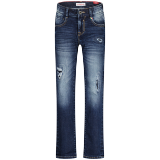 Vingino winter jeans broek jongens - vintage blauw - Dante craftes - slim fit