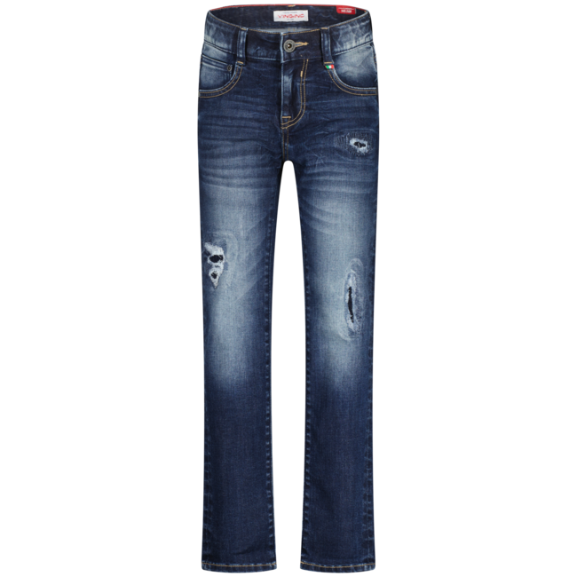 Vingino winter jeans broek jongens - vintage blauw - Dante craftes - slim fit