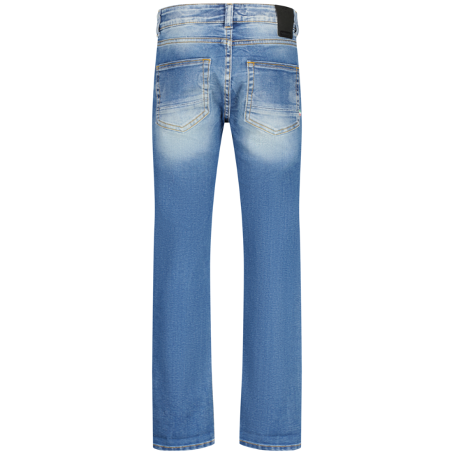 Vingino winter jeans broek jongens - old vintage blauw - Dante craftes - slim fit