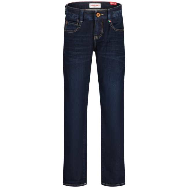 Vingino winter jeans broek jongens - donker blauw - Bruno - regular fit