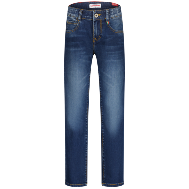 Vingino winter jeans broek jongens - blauw - Paolo - straight fit