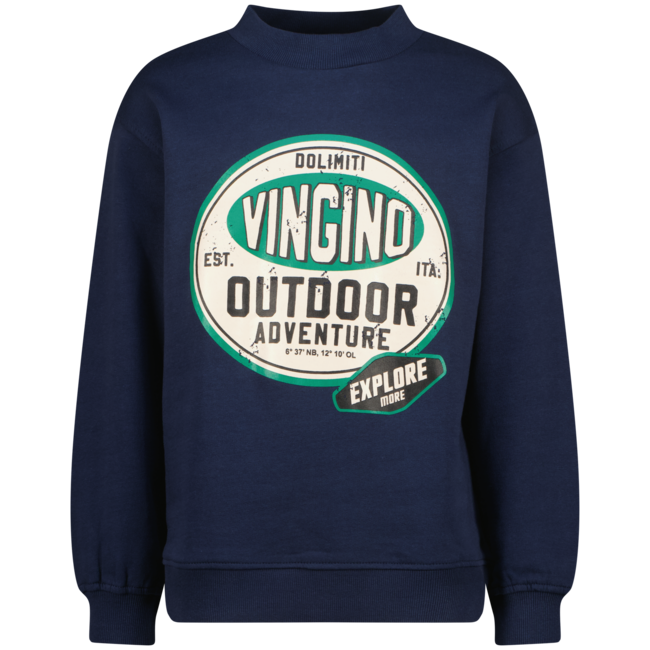 Vingino winter sweater jongens - blauw - Norp