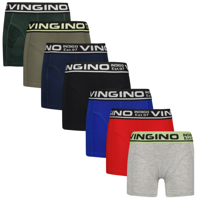 Vingino winter ondergoed jongens - multi blauw - 7-pack