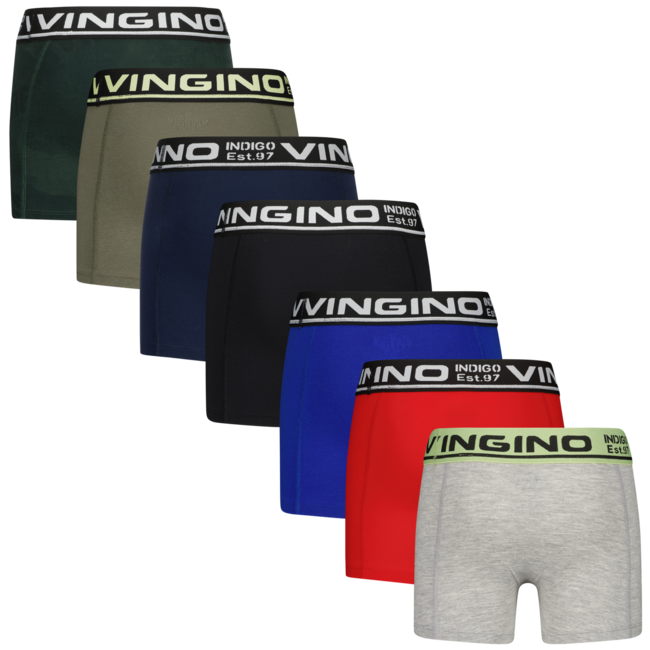 Vingino winter ondergoed jongens - multi blauw - 7-pack