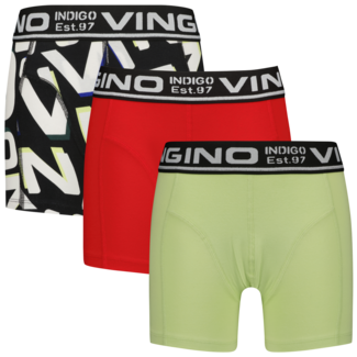 Vingino winter ondergoed jongens - rood - 3-pack