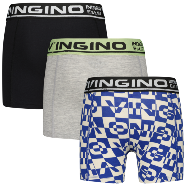 Vingino winter ondergoed jongens - groen - 3-pack