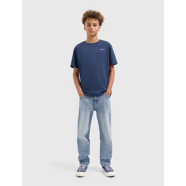 Ballin winter jeans broek jongens - blauw - The Luke loose