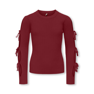 Kids ONLY winter sweater meisjes - paars - KogNatascha - gebreid