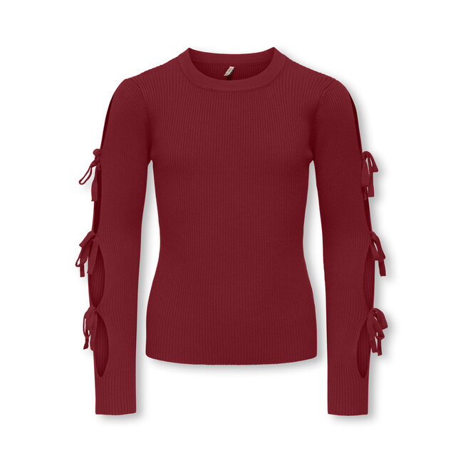 Kids ONLY winter sweater meisjes - paars - KogNatascha - gebreid