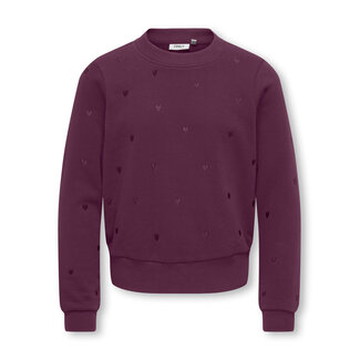 Kids ONLY winter sweater meisjes - paars - KogAtika - regular fit