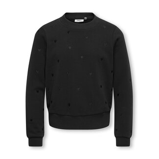 Kids ONLY winter sweater meisjes - zwart - KogAtika - regular fit