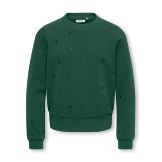 Kids ONLY winter sweater meisjes - groen - KogAtika - regular fit