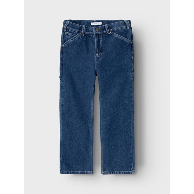Name it winter jeans broek jongens - donker blauw - NkmRyan - straight fit