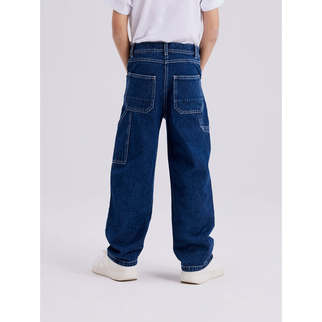 Name it winter jeans broek jongens - donker blauw - NkmRyan - straight fit