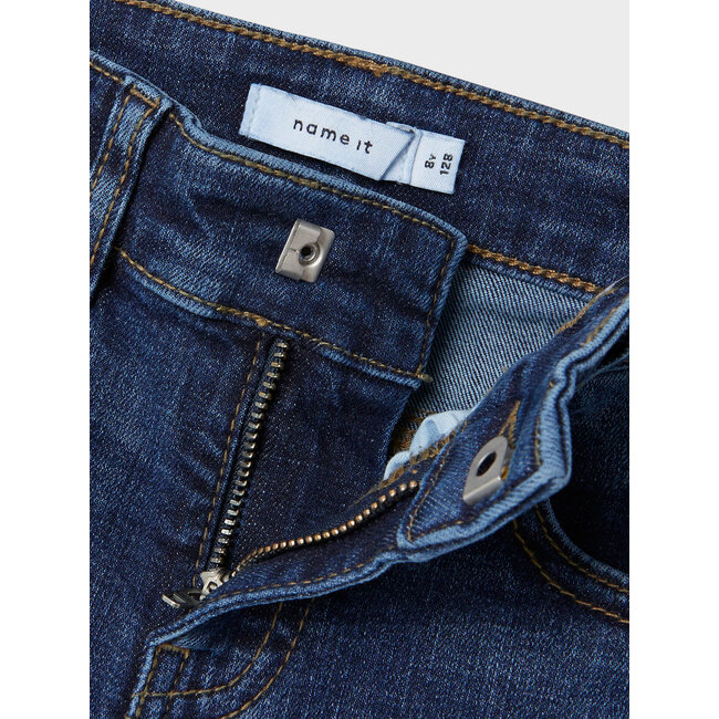 Name it winter jeans broek meisjes - donker blauw - NkfPolly - bootcut fit