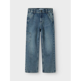 Name it winter jeans broek jongens - blauw - NkmRyan - straight fit