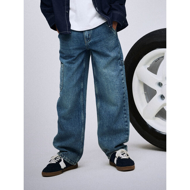 Name it winter jeans broek jongens - blauw - NkmRyan - straight fit