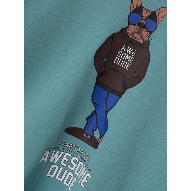 Name it winter shirt jongens - turquoise - NkmPsakob