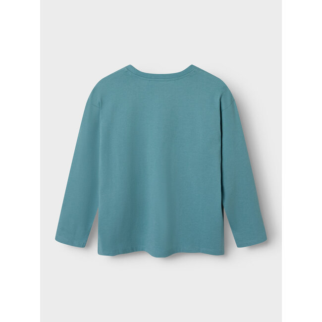 Name it winter shirt jongens - turquoise - NkmPsakob