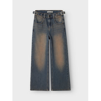 Name it winter jeans broek meisjes - donker blauw - NkfBella - skater fit