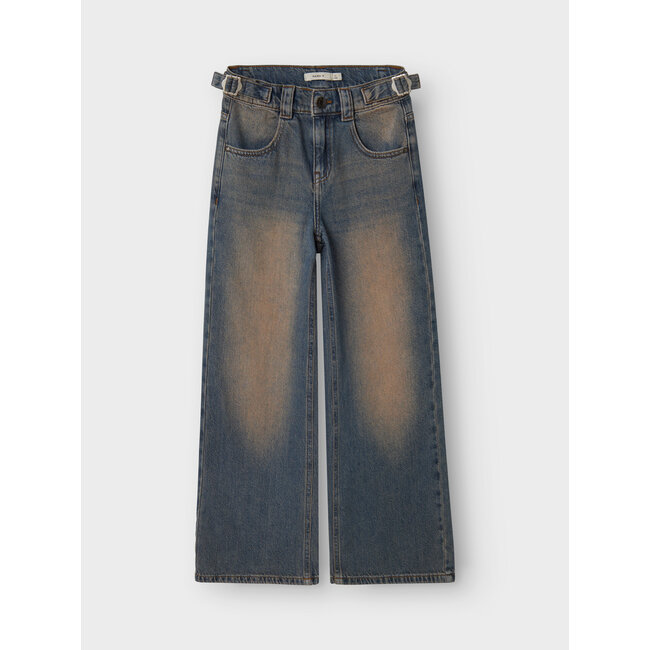 Name it winter jeans broek meisjes - donker blauw - NkfBella - skater fit