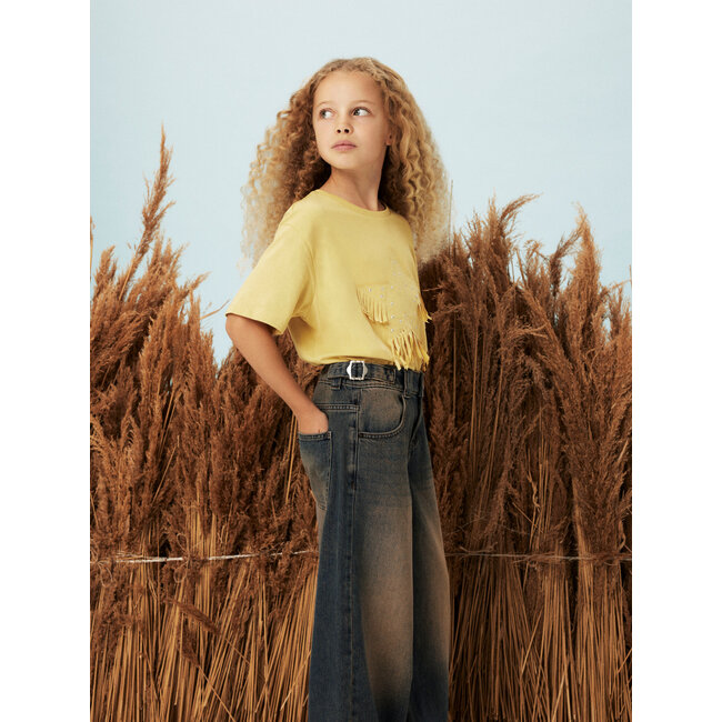 Name it winter jeans broek meisjes - donker blauw - NkfBella - skater fit