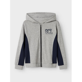 Name it winter sweat vest jongens - grijs - NkmLenno